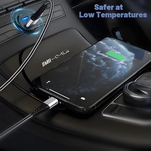 Rapid Charge Dual-Port USB Car Charger Adapter – PD45 W & QC3.0 for i Phone 16 Pro Max, i Pad, Samsung – Sleek Golden-Transparent Design for Ultimate Compatibility – Smart Circuitry Protection for Safe, Efficient Power on the Go – Compact & Lightweight Automotive Accessory for Road Trips and Daily Commutes