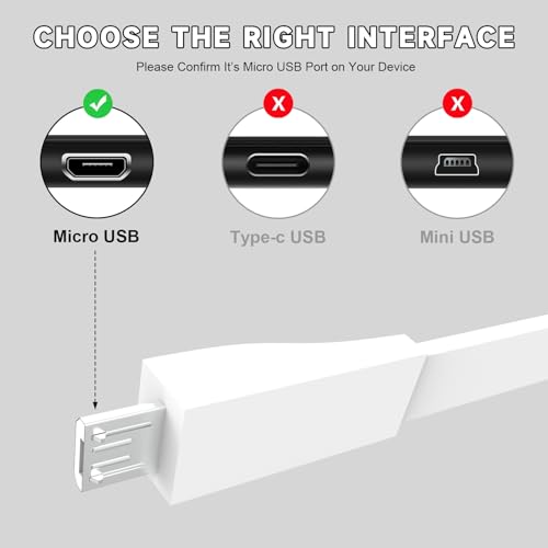 Ultimate Ears USB Boom Charger Cable – Fast Charging Adapter for UE Wonderboom, Boom 3, Megaboom 3, Blast, Megablast & Roll Speakers (White) – Unmatched Compatibility & Durability for Music Enthusiasts