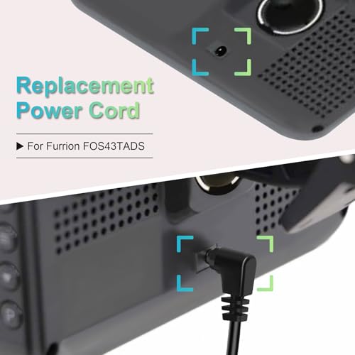 Furrion Vision S Display Power Cable Replacement – USB-C to DC 3.5mm Charger Adapter for FOS07TADS Monitor,Compatible with FOS48TA-BL/FOS48TAPK-BL Hitch Backup Camera Systems (9.84FT) – Enhanced Compatibility and Speed