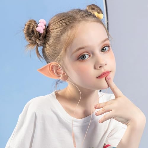 URIZONS Enchanting Elf Earbuds for Kids – Whimsical In-Ear Headphones with Ultra-Soft Comfort, Perfect for Cosplay and Everyday Adventures – Compatible with i Phone, i Pad, Android & Computers – Exceptional Sound Quality for Magical Listening Experiences