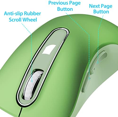 Upgrade Your Workflow with the Memzuoix 2.4 G Wireless Mouse – Ergonomic and Portable 1400 DPI USB Mouse for Laptop, PC & Desktop | 5 Customizable Buttons for Ultimate Control | Ideal for Professionals and Casual Users Alike