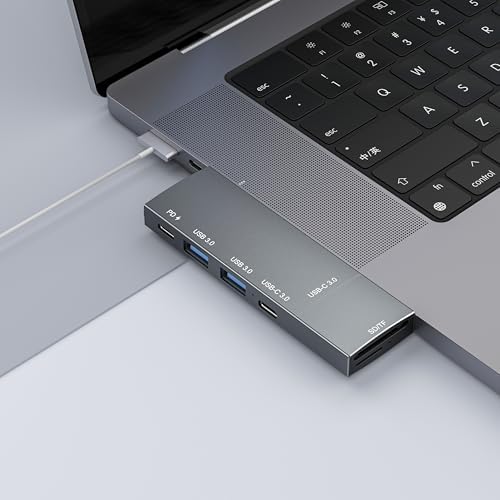 Maximize Your Mac Book’s Potential with the NXPGKEA 8-in-2 USB C Hub – Dual 4 K HDMI Outputs for Stunning Displays, High-Speed USB-A Ports for Effortless Data Transfers, and Micro SD/SD Card Readers for Instant File Access – Ideal for Mac Book Pro, Air M1/M2/M3, Dell XPS, Lenovo Think Pad, and HP Laptops – Compact, Durable Hub for Professionals on the Move