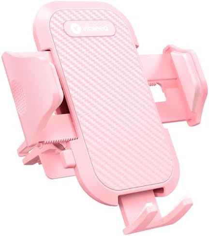 VICSEED 2025 Ultra Stable Air Vent Phone Mount – Secure Smartphone Holder for All i Phone Models (12 to 16 Pro Max) – Effortless Clamp Design with Enhanced Airflow & Durability for Ultimate Driving Convenience