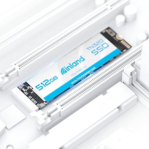 Transform Your PC Experience with the INLAND TN320 512 GB NVMe M.2 PCIe Gen3 x4 SSD – Unleash Up to 2000 MB/s Speeds, Perfect for Gaming and Content Creation, Advanced 3 D NAND Technology for Superior Durability and Enhanced Compatibility with Laptops and Desktops
