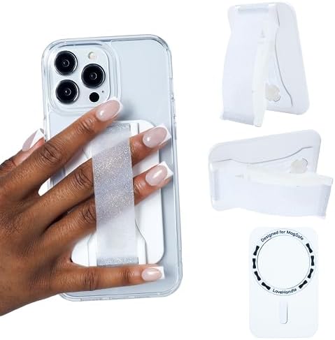 Revolutionary Love Handle PRO Magnetic Phone Grip & Stand – Ultimate Silicone Strap for i Phone & Android – All-in-One Device Mount, Kickstand, and Secure Holder – Experience Unmatched Stability, Style, and Convenience for Every Smartphone User