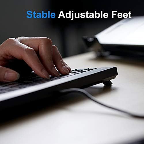 Elevate Your Typing Experience with the Perixx PERIBOARD-326 Wired Mini Backlit USB Keyboard – Compact Design, Low Profile Keys, and Adjustable Lighting for Optimal Comfort and Productivity at Home or On-the-Go