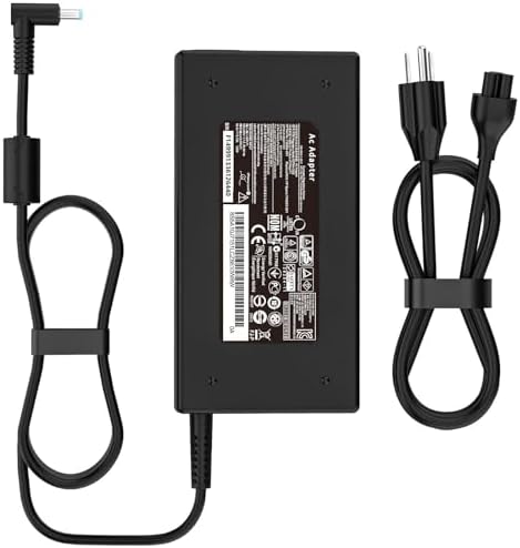 120 W Laptop Charger with 4.5 mm Blue Tip – High-Efficiency Power Supply for HP USB-C Dock G5 & Universal Dock G2 – Compatible with HP Envy 15/17 and Omen Series – Reliable 19.5 V 6.15 A Adapter for Enhanced Performance and Speed – Ideal for Multiple HP Models – 24/7 Customer Support Included