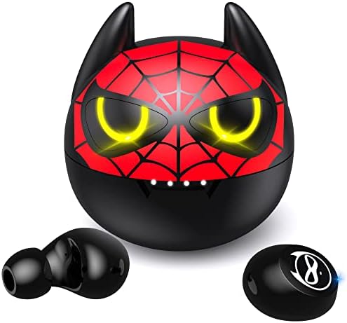 Adorable Panda-Themed Kids Wireless Earbuds – Bluetooth 5.0 with 36 Hours Playtime & IPX6 Waterproof for Active Lifestyles – 3 D Stereo Sound & Built-in Mic for Hands-Free Calling – Perfect for Children and Adults
