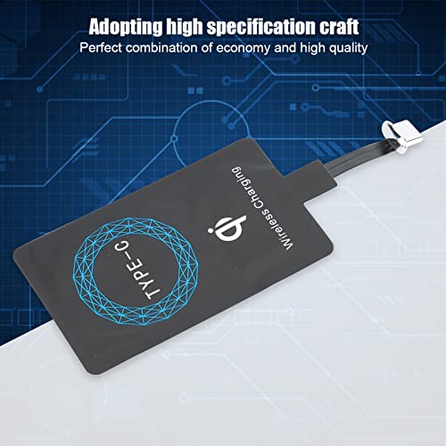 Universal Type C Charging Receiver – 2 Pack Fast Charging Adapter with Self-Adhesive Design for Seamless Power Solutions – Enhance Device Compatibility and Efficiency for On-the-Go Charging