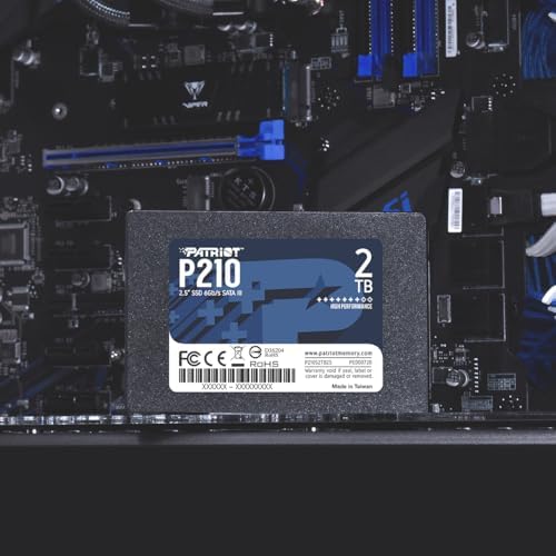 Transform Your Computing with Patriot Memory P210 128 GB SATA III SSD – Ultra-Fast 2.5 Inch Internal Drive for Gamers and Creative Professionals Seeking Unmatched Performance and Reliability