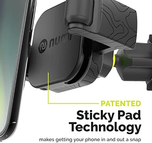 Numi Air Dock Vent – Advanced Car Vent Phone Mount with Innovative Cable Management and Secure Sticky Pad – Effortless Access for Safe Driving – Universal Compatibility for All Smartphone Models – Stylish and Practical Car Accessory