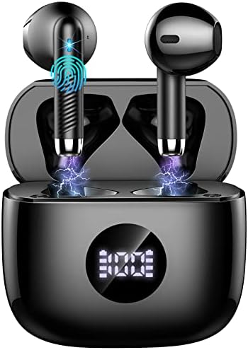 Elevate Your Audio Experience with Jxrev Wireless Earbuds: Advanced Bluetooth 5.4 Connectivity, Exceptional Active Noise Cancellation, and 40-Hour Battery Life – Perfect In-Ear Companion for Audiophiles and Busy Professionals Seeking Unmatched Sound Quality and Comfort