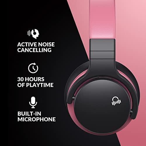 Elevate Your Sound Experience with E7 Active Noise Cancelling Headphones – Unrivaled Over-Ear Comfort for All-Day Listening, Rich HD Audio Quality for Audiophiles – Ideal for Travel, Work, & Thoughtful Gifting – Advanced Bluetooth Connectivity for Effortless Pairing and Immersive Enjoyment