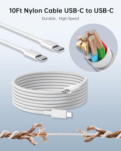 Universal 30 W USB-C Fast Charging Adapter with 6 ft Type C Cable – Optimized for Google Pixel 8/7/6/5 Series, i Phone 15/Pro/Pro Max, and Galaxy S25/S24/S23 – Compact Wall Charger for Effortless Power Delivery and Enhanced Device Compatibility