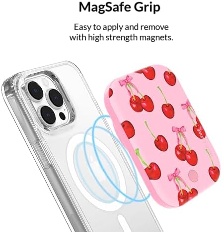 Stylish Hot Pink Leopard VELVET CAVIAR Magnetic Power Bank – Mag Safe Compatible Slim Charger for i Phone 12, 13, 14, 15 – Fast 5000 m Ah Portable Battery Pack with USB-C for Effortless Charging on the Go