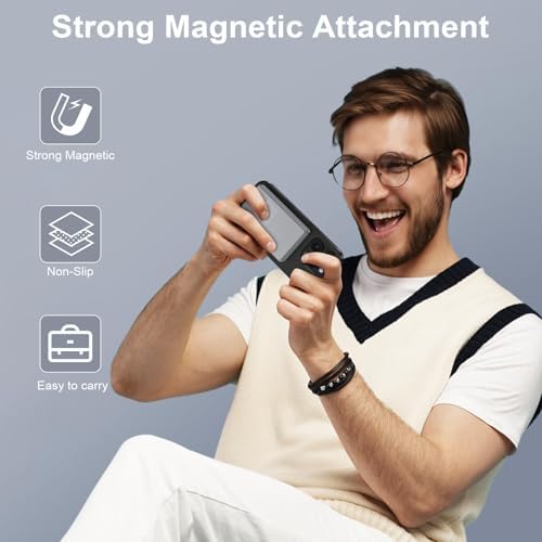 Magnetic Wireless Power Bank for Samsung Galaxy & i Phone – 5000 m Ah Portable Charger with 20 W USB-C Fast Charging for Seamless Device Compatibility, Ideal for On-the-Go Tech Enthusiasts and Professionals