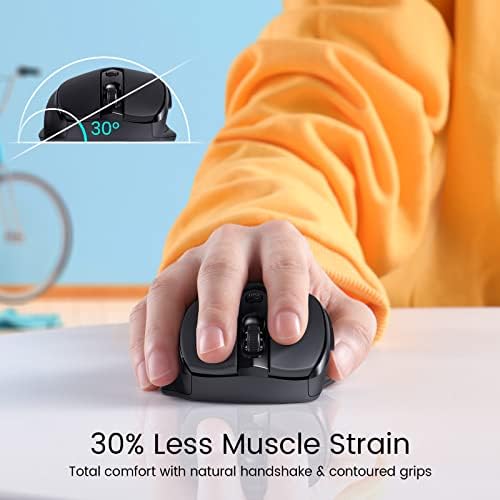 Elevate Your Workflow with the D-09 Wireless Mouse – Ergonomic USB Cordless Design, 5-Level 2400 DPI Precision, 16-Month Battery Life, Perfect for PC, Mac, and Chromebook Users – Convenient 2-Pack for Enhanced Productivity and Ultimate Comfort