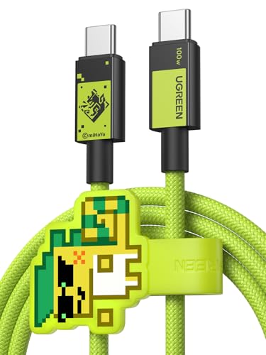 UGREEN 10 FT USB C to USB C Cable – 100 W Ultra-Fast Charging Solution for i Phone 16, Mac Book Pro, Galaxy S24 & More – Durable Nylon Braided Design with 480 Mbps Data Transfer – Essential Tech Accessory for Home, Office & Travel