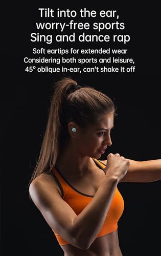 Premium Bluetooth 5.3 True Wireless Earbuds – Model 47 | IP7 Waterproof Sport Headphones with Touch Controls & Integrated Microphone | Seamless Connectivity & LED Battery Indicator for Active Lifestyles & Outdoor Enthusiasts