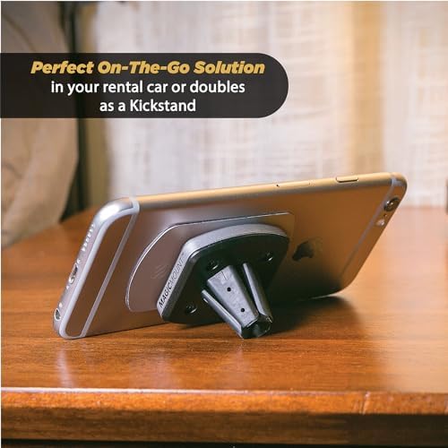 Scosche Magic Mount Pro MPD2 PK-UB: Advanced Magnetic Car Phone Holder for i Phone & Android – 360° Adjustable Hands-Free Driving Solution – Secure & Stable 2-Pack for Ultimate Convenience – Universal Compatibility for All Devices