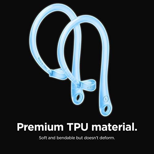 elago Ergonomic Ear Hooks for All Air Pods Models – Jean Indigo – Anti-Slip Design for Secure Fit and Enhanced Comfort – Perfect Earbud Accessories for Music, Calls, and Active Lifestyles – US Patent Registered for Superior Quality and Durability