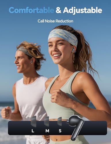 Elevate Your Audio Experience with High-Performance Wireless Bluetooth Earbuds: Immerse in 13 mm Hi-Fi Deep Bass Sound, 30-Hour Playtime, and Touchscreen Controls – IPX5 Water-Resistant for Active Lifestyles, Featuring USB-C Fast Charging and Built-in Mic for Crystal-Clear Calls – Perfect Gift for Teens and Adults in Stylish Black Finish. Experience Unmatched Comfort and Versatility for Gym Sessions, Daily Commutes, and Relaxation. Enjoy Seamless Connectivity with 5.4 TWS Technology for a Superior Listening Journey.