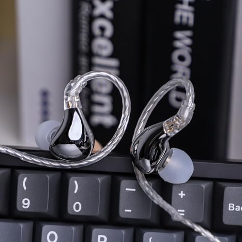Elevate Your Sound with Linsoul BLON BL03 II Wired Hi-Fi In-Ear Monitors – Premium 10 mm Dual-Chamber Dynamic Driver Earbuds Featuring Detachable 2-Pin Cable & Type-C Connector for Enhanced Portability, Ergonomically Crafted for Musicians and Audiophiles in Stylish Silver Finish