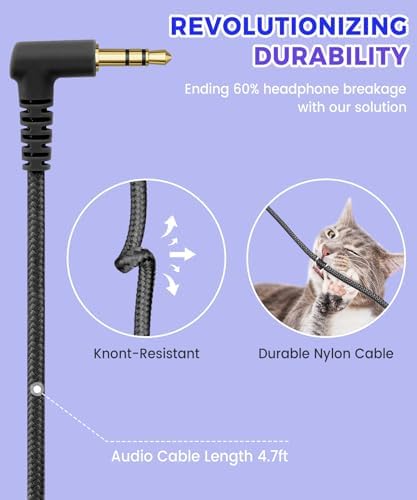 C3 Kids Foldable Wired Headphones – Lightweight On-Ear Design with Adjustable Headband for Optimal Comfort – Ideal for School, Home, and Travel – 3.5 mm Jack Compatible with Tablets and Laptops – Safe Sound Experience with Volume Limiter for Young Listeners