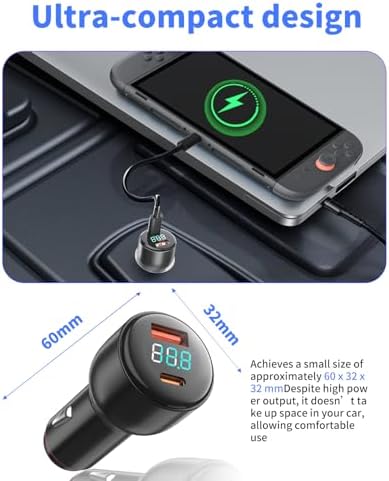 Ultimate Nintendo Switch 2 Power Adapter – 5 FT Fast Charging Cable for Portable Gaming Freedom, Unmatched USB Type C Compatibility for Seamless Performance and Reliability on the Move