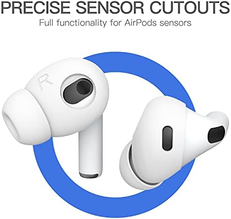 Damon Light Air Pods 3 Silicone Ear Tips – Secure Grip Covers for Enhanced Comfort and Sound Quality – Patent-Registered Design for Apple Air Pods 3 rd Generation (Black) – Ideal for Fitness and Everyday Use – Noise Reduction Earbud Accessories