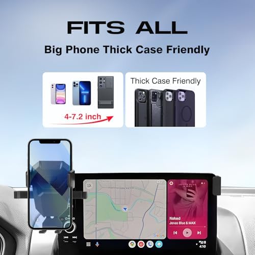 Ultimate Car Phone Holder for 2023-2025 Honda Pilot – Adjustable Air Vent Mount for 9-Inch Screens, 360-Degree Rotation, Hands-Free Use, Enhanced Stability & Compatibility for Seamless Navigation and Communication