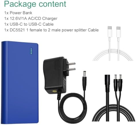 Talentcell High-Capacity 19200 m Ah Portable Power Bank with DC 12 V/5 V Output and USB-C PD 30 W – Versatile Charging for Spectra Pumps, LED Light Strips, CCTV Cameras, and Smartphones – Lightweight, Durable Design for Outdoor Adventures and Emergency Situations