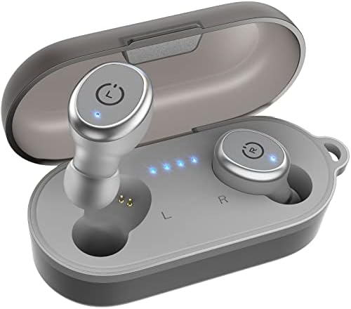 TOZO T10 True Wireless Bluetooth 5.3 Earbuds – 45 Hours of Playtime, IPX8 Waterproof Stereo Headphones with Built-in Mic – Customizable Sound with 32 EQ Settings via App for Enhanced Audio Experience and Seamless Connectivity