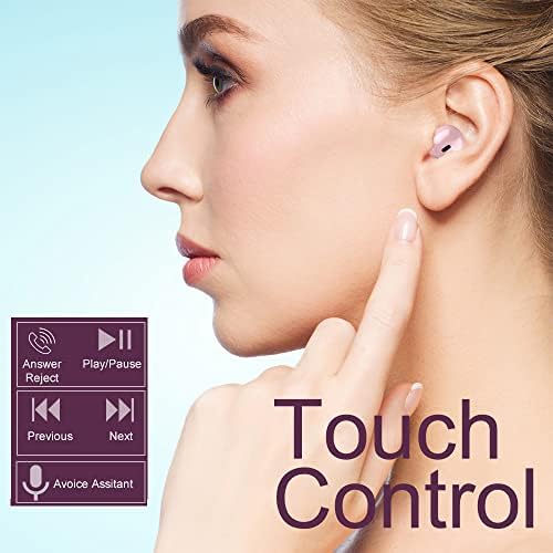 Invisible Mini Bluetooth Earbuds for Small Ears – Ultra-Compact Wireless Earphones with Noise Isolation for Professionals – Fast Charging & Universal Device Compatibility – Ideal for Discreet Audio Enjoyment on the Go