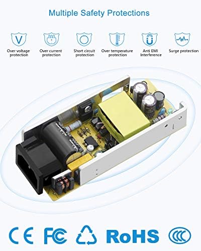 Reliable ALITOVE 24 V 3 A Power Supply Adapter – Efficient 72 W AC to DC Converter for 3 D Printers, LED Lighting, and CCTV Systems – Dual Pack for Versatile Applications and Optimal Performance