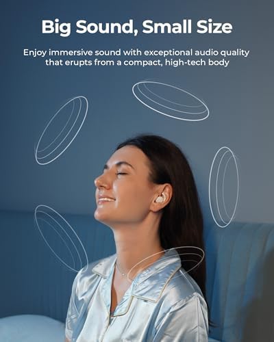 Lytmi Cozy Snug C1 Sleep Earbuds – Premium Bluetooth 5.3 Noise-Canceling Headphones Designed for Side Sleepers, Customizable Fit with Three Ear Tip Sizes, 21-Hour Playtime, App-Controlled for Tailored Relaxation, Ultra-Compact Design for Uninterrupted Sleep Bliss