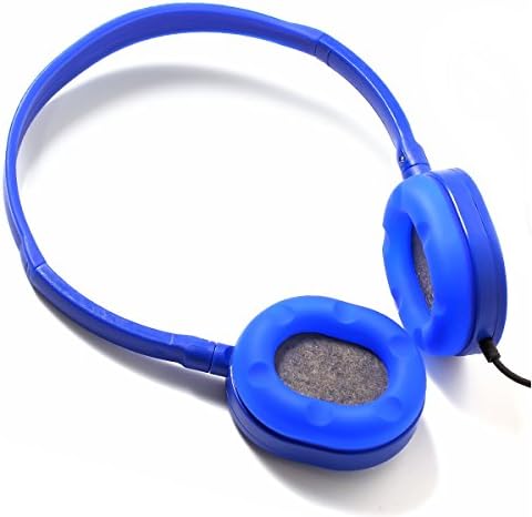 Bulk Dark Blue Headphone Earbud Set (KHP0-25 DBlue) – 25 Pack for Schools, Travel, and Everyday Use – Comfortable, Durable, and Versatile Audio Solution for Students and Professionals – Enhanced Device Compatibility for Immersive Sound Experience