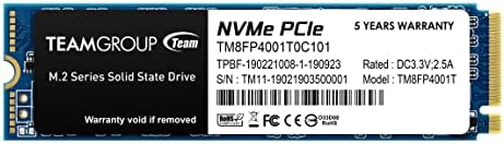 TEAMGROUP MP33 256 GB NVMe SSD – Ultra-Fast M.2 2280 Solid State Drive for Unmatched Performance Enhancement – Exceptional SLC Cache 3 D NAND TLC, PCIe Gen3 x4, Ideal for Gaming & Productivity – Experience Lightning Read Speeds Up to 1600 MB/s and Write Speeds Up to 1000 MB/s – Transform Your System with Unrivaled Efficiency & Reliability