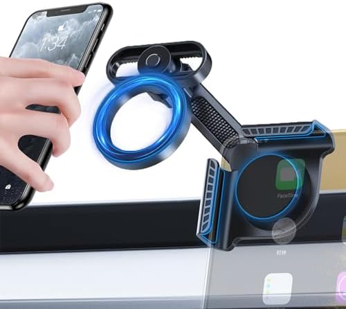Tesla Magnetic Phone Holder for Ultimate Connectivity – Unrivaled Mag Safe-Compatible Mount for Model Y, 3, S, X, and Cybertruck – Superior Stability with Advanced Magnet Technology for Hands-Free Navigation – Effortless Installation, Robust Build, 360-Degree Flexibility – Enhance Your Tesla Experience with Sleek Style and Superior Functionality