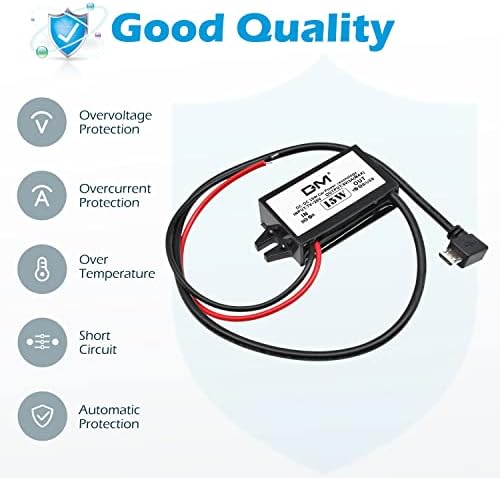 Aideepen Dual-Pack 24 W DC-DC Converter Module – High-Efficiency 12 V/24 V to 5 V USB-A Car Charger for Rapid Device Charging and Universal Compatibility in Automotive Applications