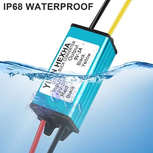 High-Efficiency 30 A Waterproof DC 24 V to 12 V Power Converter – 360 W Buck Supply for Golf Carts & Club Cars with Superior Compatibility and Streamlined Performance Solutions
