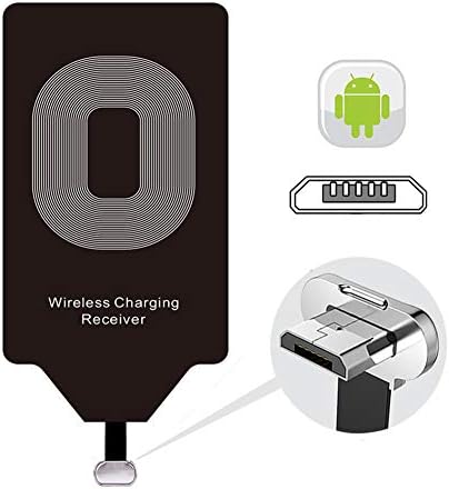 Universal Wireless Charging Adapter for LG G4, Samsung Galaxy & Moto Devices – Fast Charging Receiver with Enhanced Compatibility for Android Smartphones – Effortless Charging, Clutter-Free Design, Durable Micro USB Module for Quick Setup