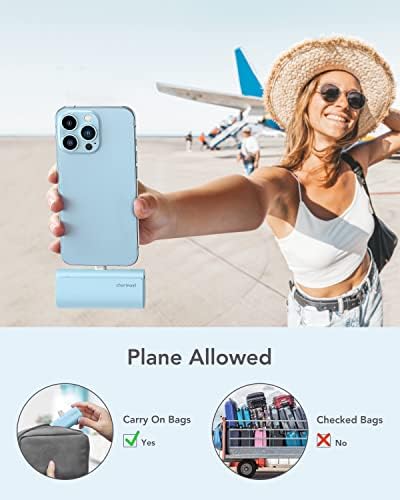 Ultra-Compact 5000 m Ah Charmast Portable Charger – 20 W PD Fast Charging Power Bank for i Phone 14/13/12/11/XR/8/7/6 – Mini Battery Pack with Enhanced Compatibility for On-the-Go Power Solutions