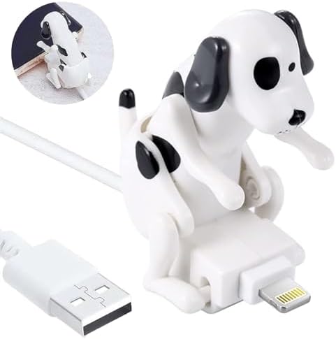 Playful Dog Humping USB Charger – Fast Charging Cable for i Phone & Type-C Devices – Whimsical Gift for Dog Lovers – Lightweight, Durable & Travel-Ready Design for Effortless Power – Add Humor to Your Charging Experience with this Unique Accessory
