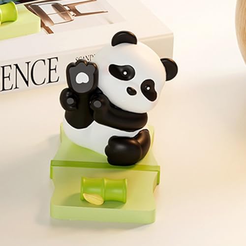Ralcosuss Cute Panda Cell Phone Stand Smartphone Holder for Desk Resin Cartoon Animal Desk Accessories – Enhanced Compatibility and Speed