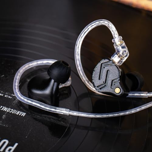 KZ ZS10 Pro X Audiophile In-Ear Monitor Headphones – Premium 4 Balanced Armature + 1 Dynamic Driver IEMs with Durable Detachable Silver-Plated Cable for Exceptional Sound Precision – Ideal for Studio Professionals and Mobile Music Lovers – Universal Compatibility with All Audio Devices for Ultimate Flexibility