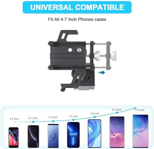 Daeiclru Jaguar F-Type Central Console Phone Mount (2013-2024) – Ultimate Hands-Free Cell Phone Holder for Enhanced Safety, Effortless Installation, and Adjustable Viewing Angles – Durable Automotive Accessory for Effortless Integration and Daily Use