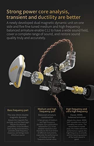 Elevate Your Sound Experience with CCA C10 Hybrid IEM Earphones – 4 BA + 1 DD Configuration for Unmatched Audio Clarity, Detachable Cable for Customization, and Built-in Microphone for Gaming & Calls – Stylish Purple Design for Musicians and Gamers Alike!