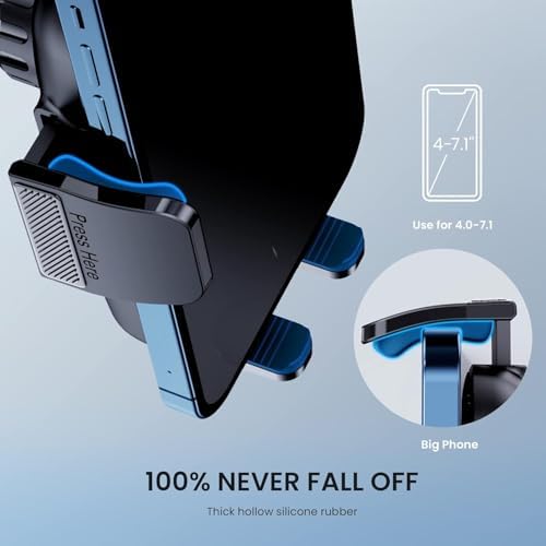Military-Grade Suction Car Phone Holder – 3-in-1 Versatile Mount for Dashboard, Windshield & Air Vent – Universal Fit for i Phone & Android – Enhanced Stability with 360-Degree Rotation for Safe Navigation & Hands-Free Use