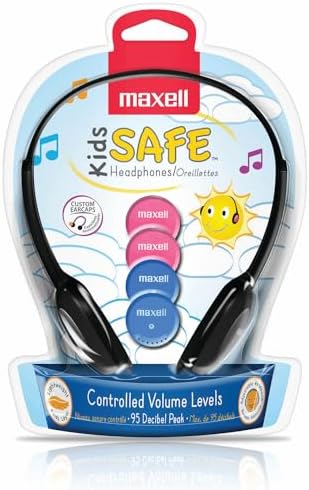 Maxell Teachers 24-Pack Stereo Headphones – Superior Comfort & 6-Foot Wired Flexibility for Classrooms, Padded Ear Cushions for Extended Use, Adjustable Headband for All Sizes, Lightweight Design for Effortless Portability, Durable Audio Solution Tailored for Educational Excellence